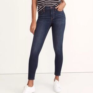 Madewell 9" Mid-Rise Skinny Jeans EUC